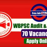 WBPSC Audit & Accounts 70 Vacancies 2019