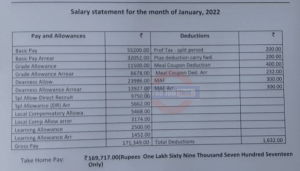RBI Grade B Salary Jan 2022